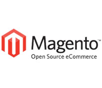 Icon showing Magento e-commerce CMS system that we fully support