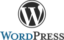 Icon showing WordPress CMS system that we fully support